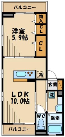 マホラマ府中の物件間取画像